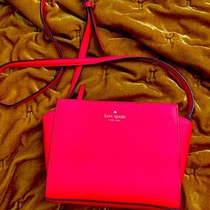 Kate Spade Neon Pink Cross Body Bag